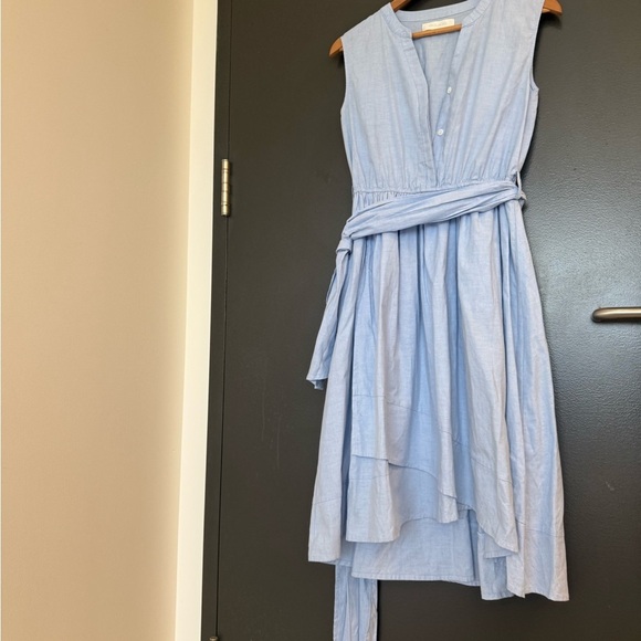 Cecil Mcbee- M EUC condition Lux ultra wrap dress- layered light lined - Picture 4 of 16